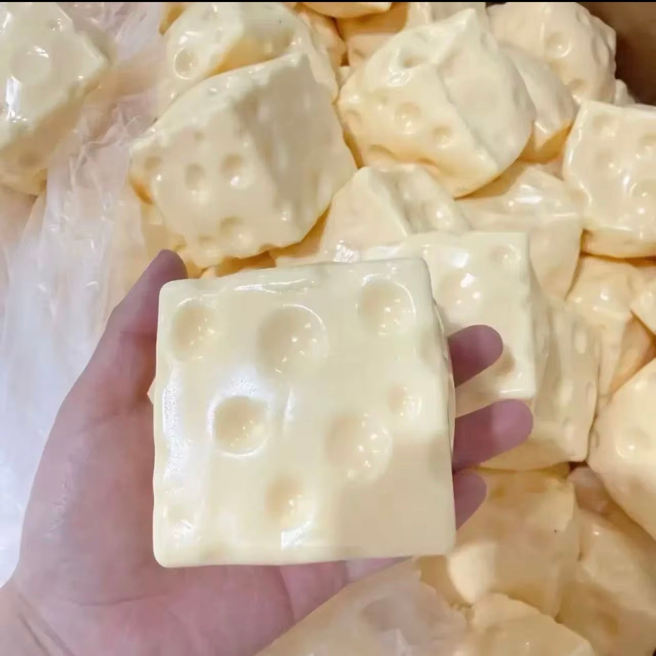 Cheese Squishy Food Squishy Stress Relief Vaseline No Rise