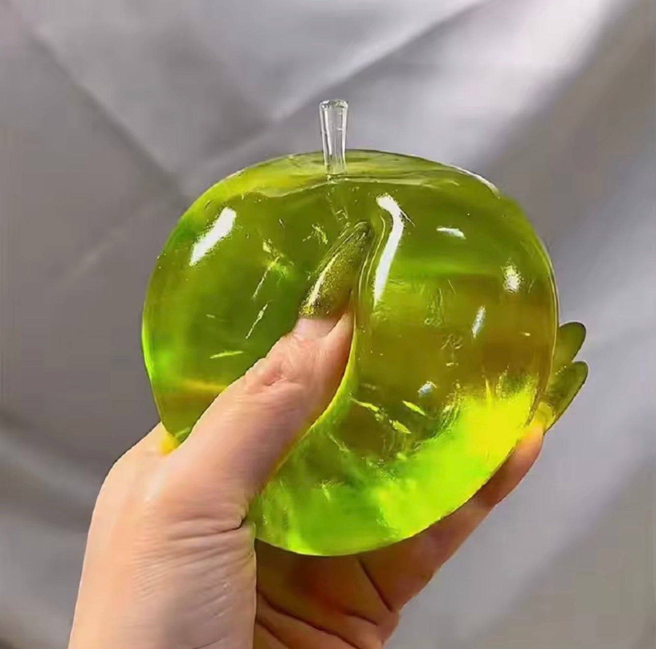 Squishy Green Apple Stress Ball Slow Rebound