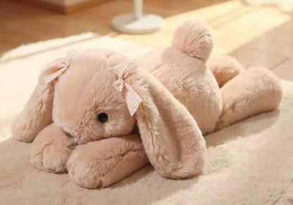 35cm New Simulated Shy Rabbit Doll Stuffed Plush Toy