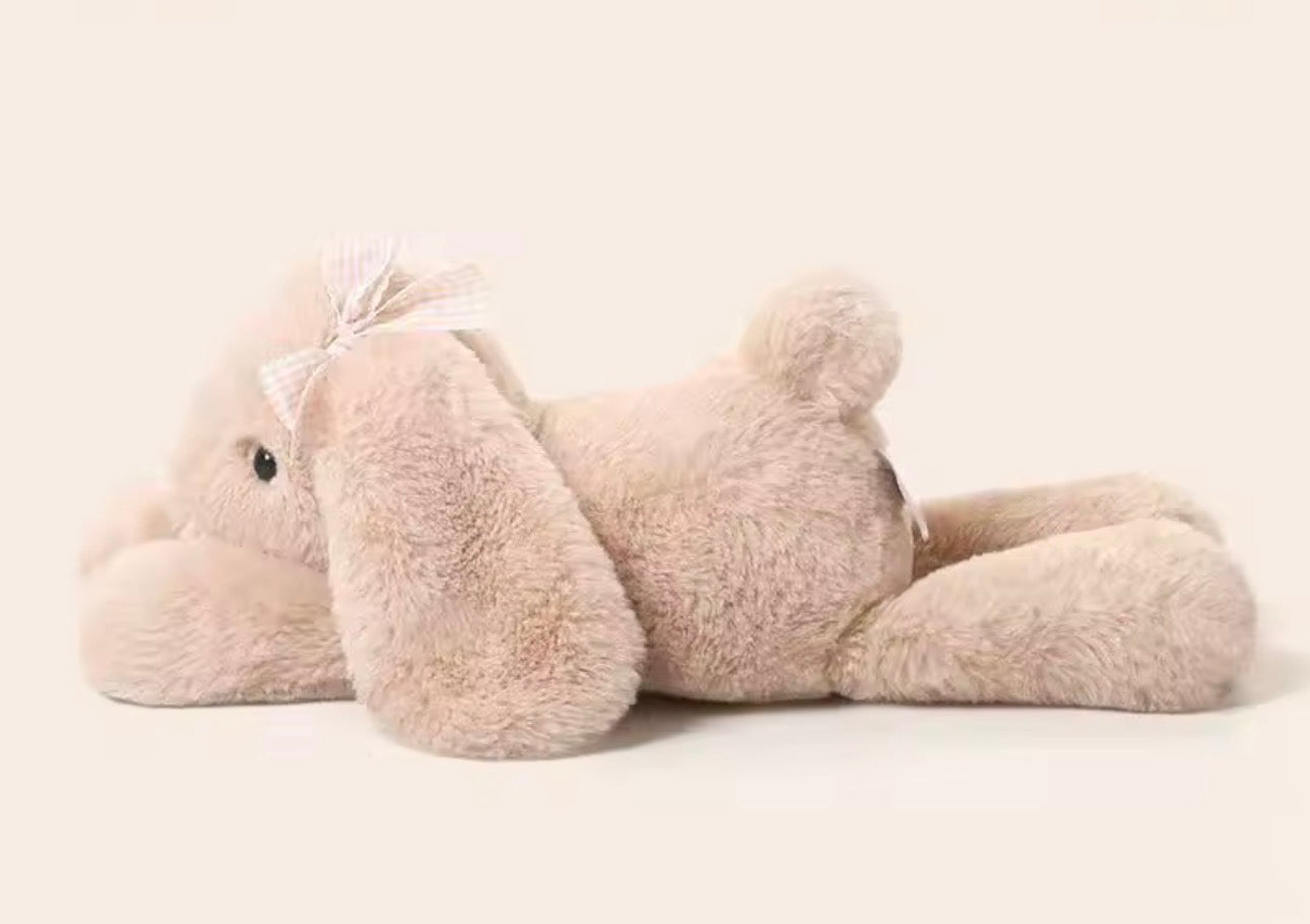 35cm New Simulated Shy Rabbit Doll Stuffed Plush Toy