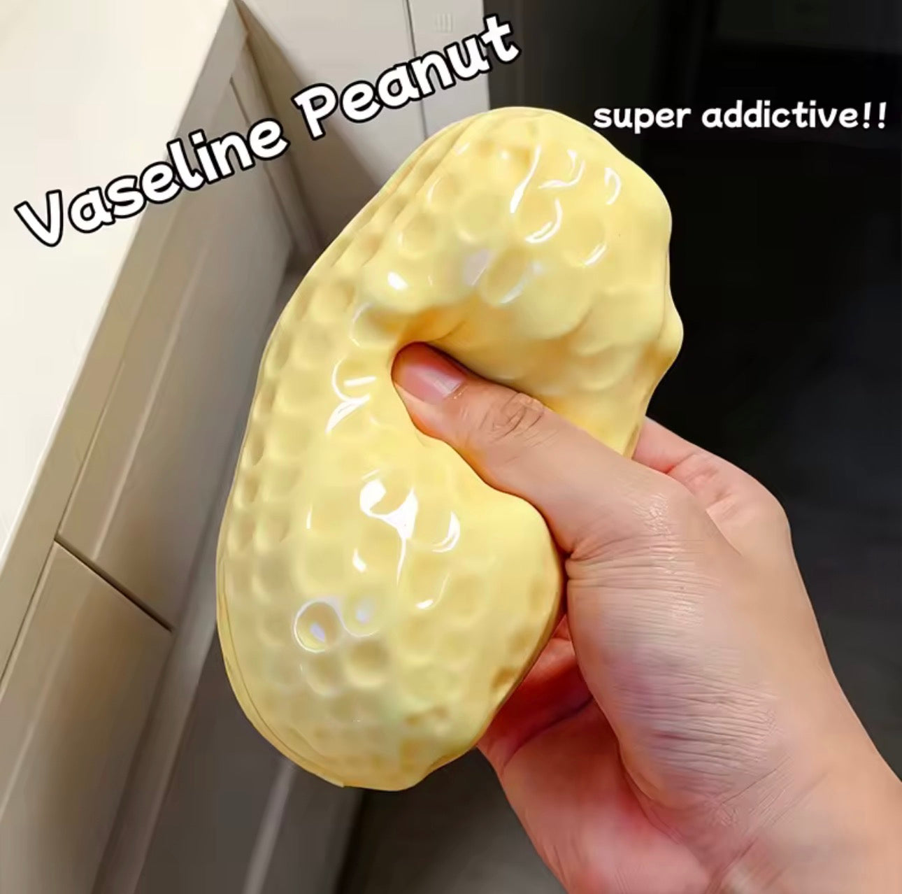Squishy Peanut Stress Ball Squeeze Toy No rebound Buttery-Soft Feel