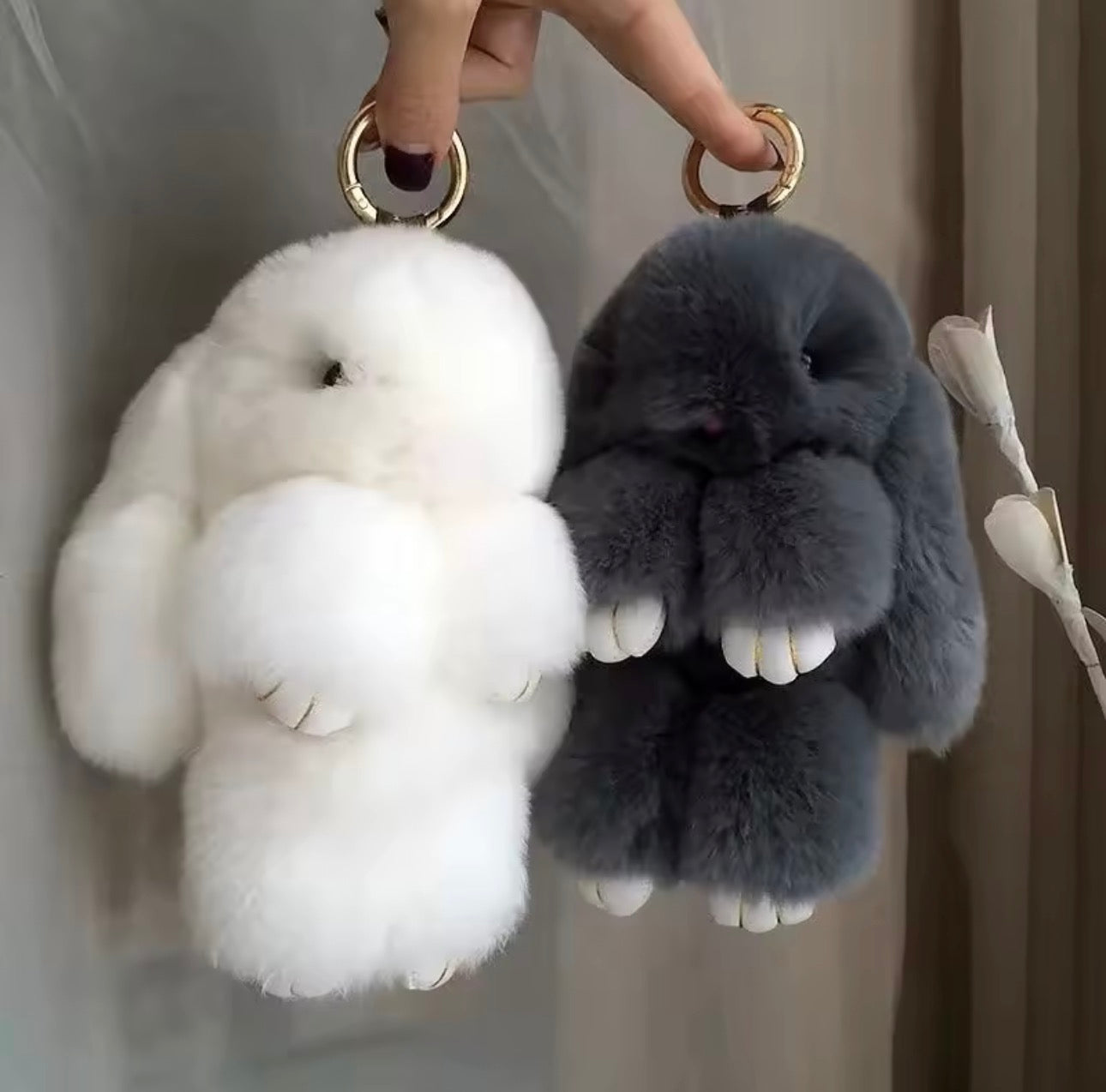 BunWick Bunny Keychain Charm